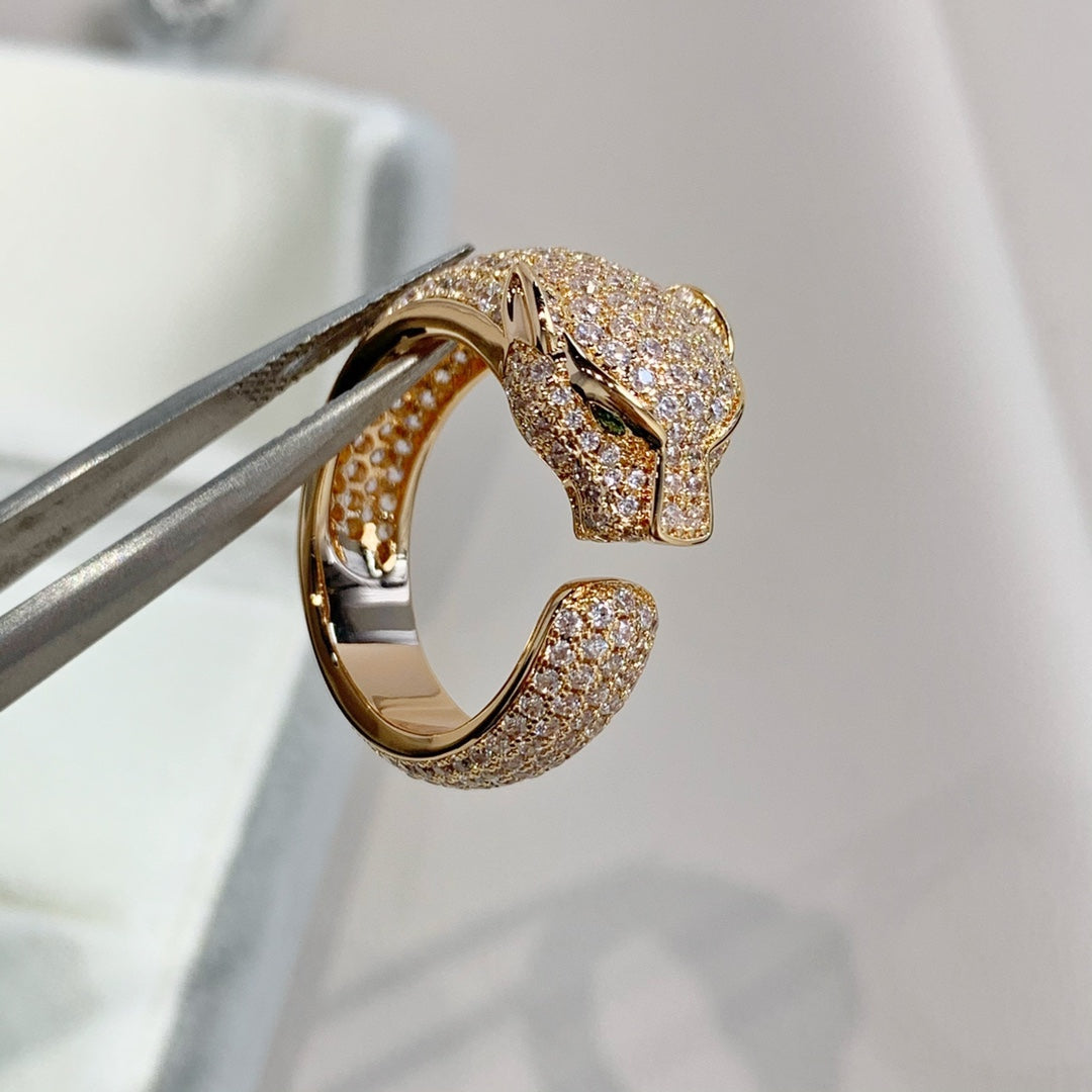 ¡®Moco¡¯PANTHERE PINK GOLD DIAMOND RING