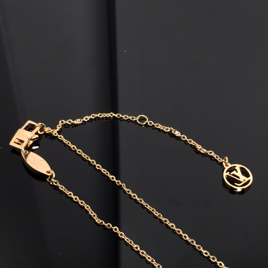 ¡®Moco¡¯COLOR BLOSSOM PINK MOP SUN GOLD NECKLACE
