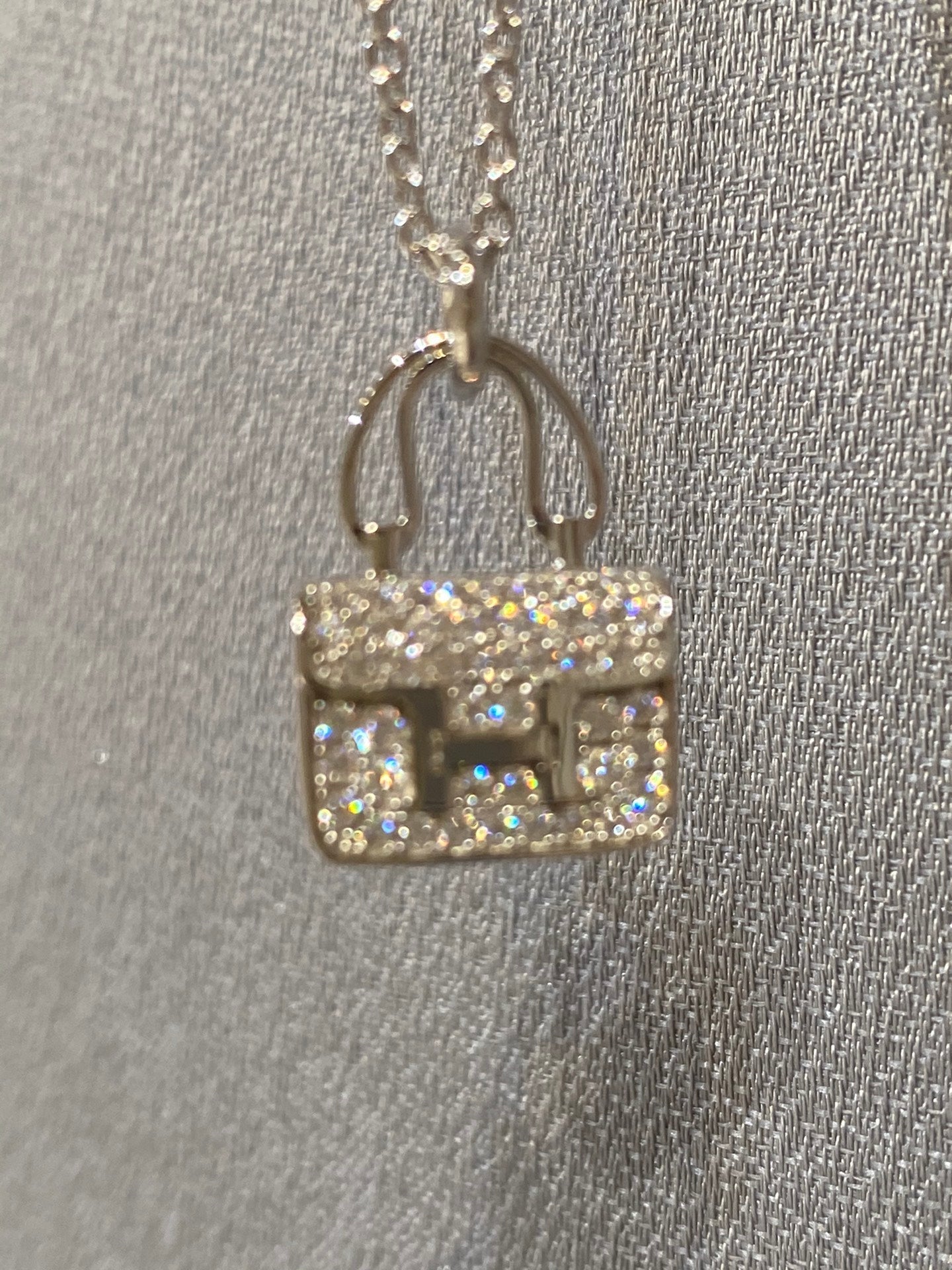¡®Moco¡¯CONSTANCE PEDANT DIAMOND NECKLACE