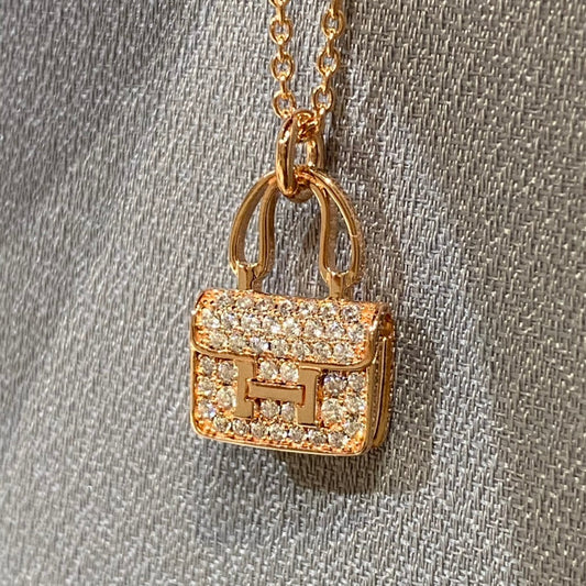 ¡®Moco¡¯CONSTANCE PEDANT DIAMOND NECKLACE
