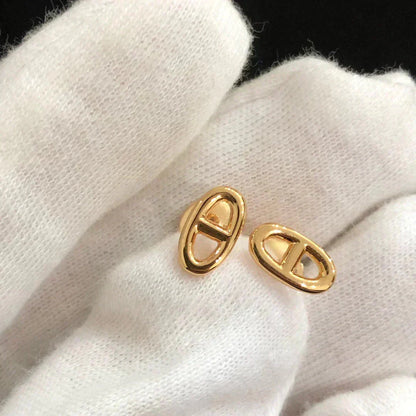 ¡®Moco¡¯CHAINE SMALL EARRINGS GOLD AND SILVER