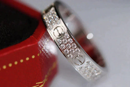 ¡®Moco¡¯LOVE RING 3.6MM DIAMOND PAVED