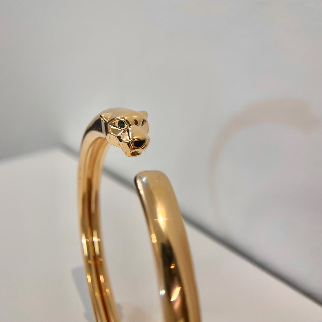 ¡®Moco¡¯PANTHERE GOLD OPEN BRACELET