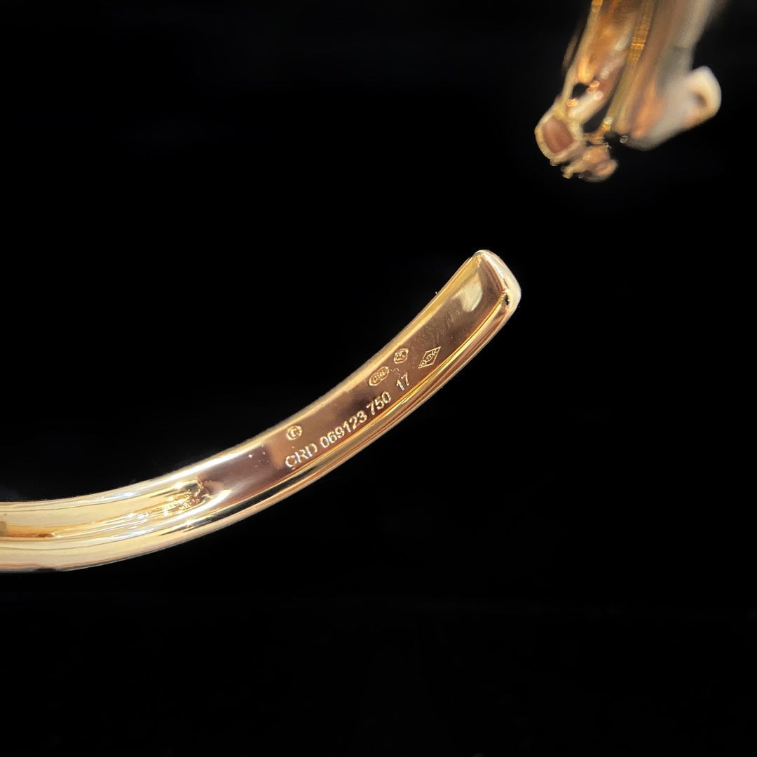 ¡®Moco¡¯PANTHERE GOLD OPEN BRACELET