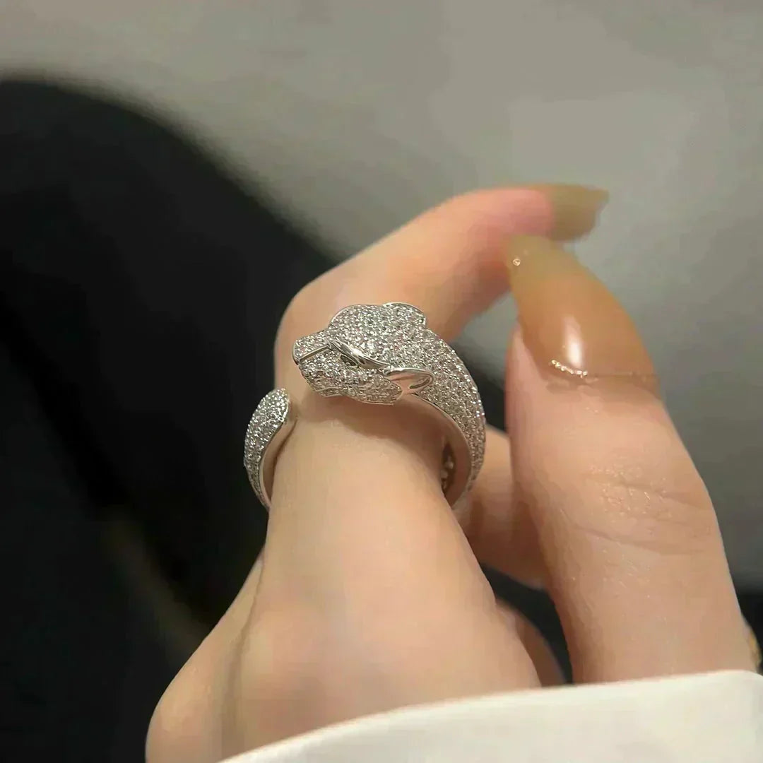 ¡®Moco¡¯PANTHERE 5.5MM ALL DIAMOND RING