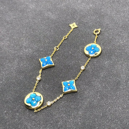 ¡®Moco¡¯STAR AND SUN TURQUOISE 4 MOTIFS 3 DIAMONDS