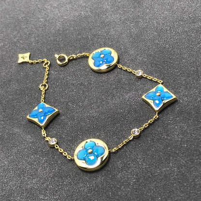 ¡®Moco¡¯STAR AND SUN TURQUOISE 4 MOTIFS 3 DIAMONDS