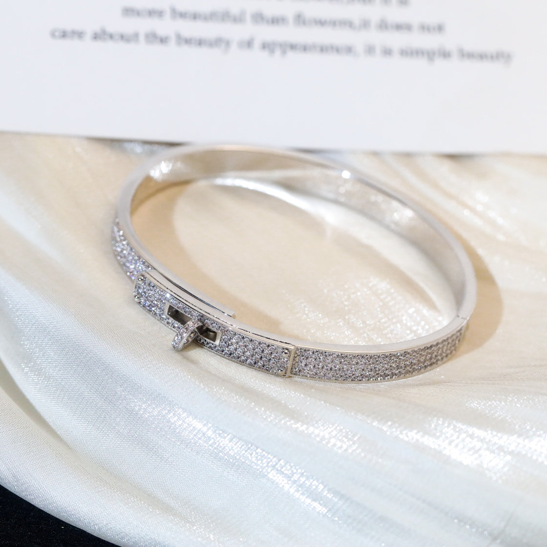 ¡®Moco¡¯KELLY BRACELET DIAMOND PAVED