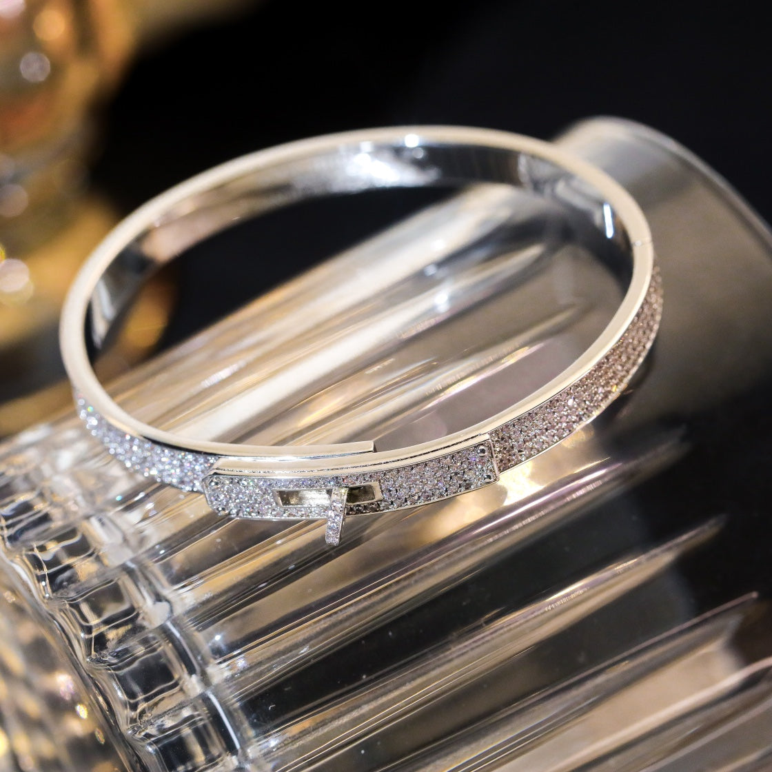 ¡®Moco¡¯KELLY BRACELET DIAMOND PAVED
