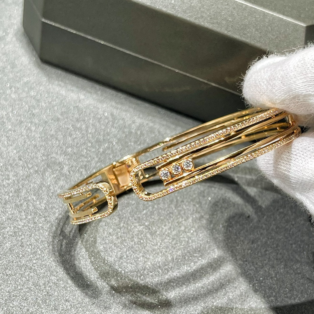 [moco jewelrys ]MOVE 10TH PAVED DIAMOND BRACELET
