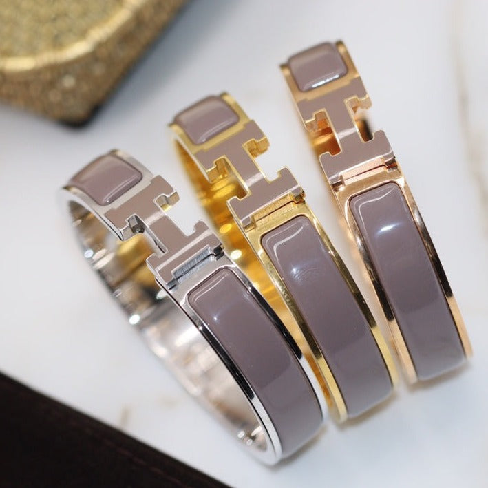 ¡®Moco¡¯H BRACELET 12MM BROWN