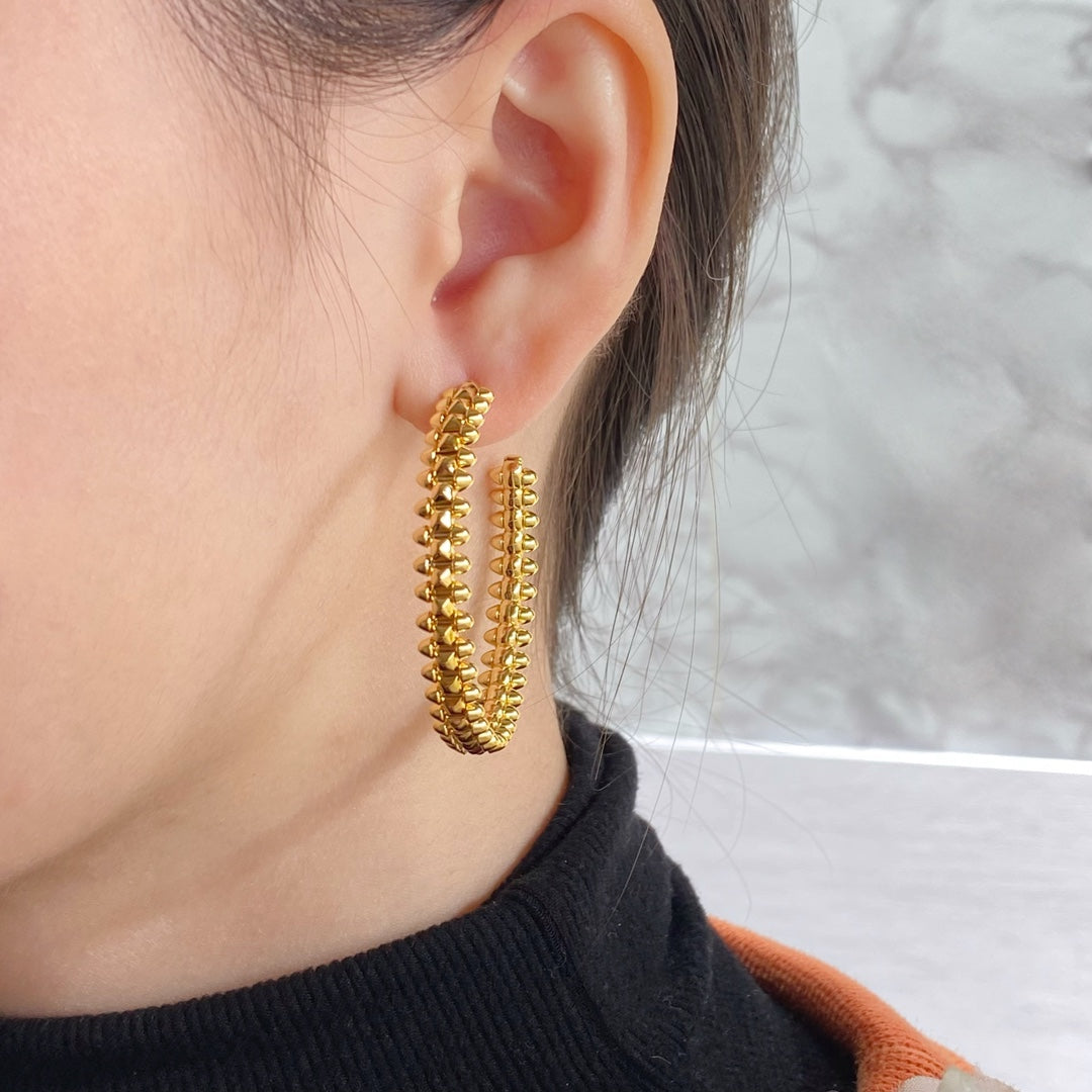 ¡®Moco¡¯CLASH HOOP EARRINGS