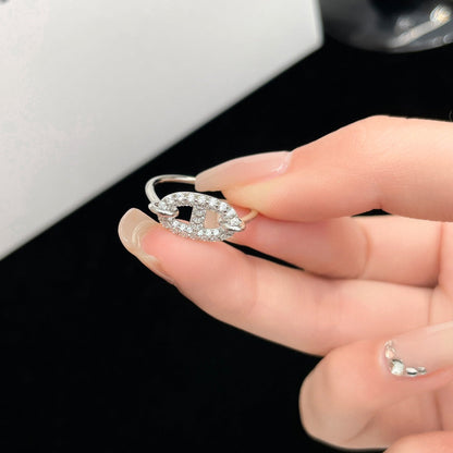 ¡®Moco¡¯RONDE SMALL SILVER DIAMOND RING