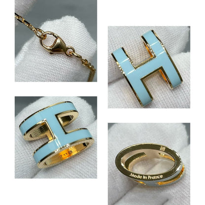 ¡®Moco¡¯POP H SKY BLUE NECKLACE