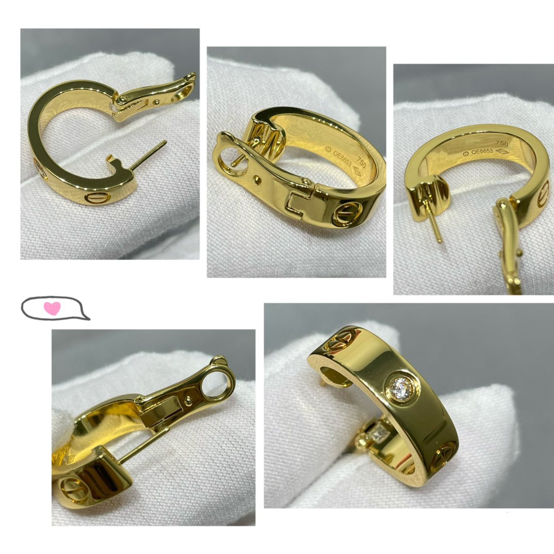 ¡®Moco¡¯LOVE 5.5MM 1 DIAMOND EARRINGS