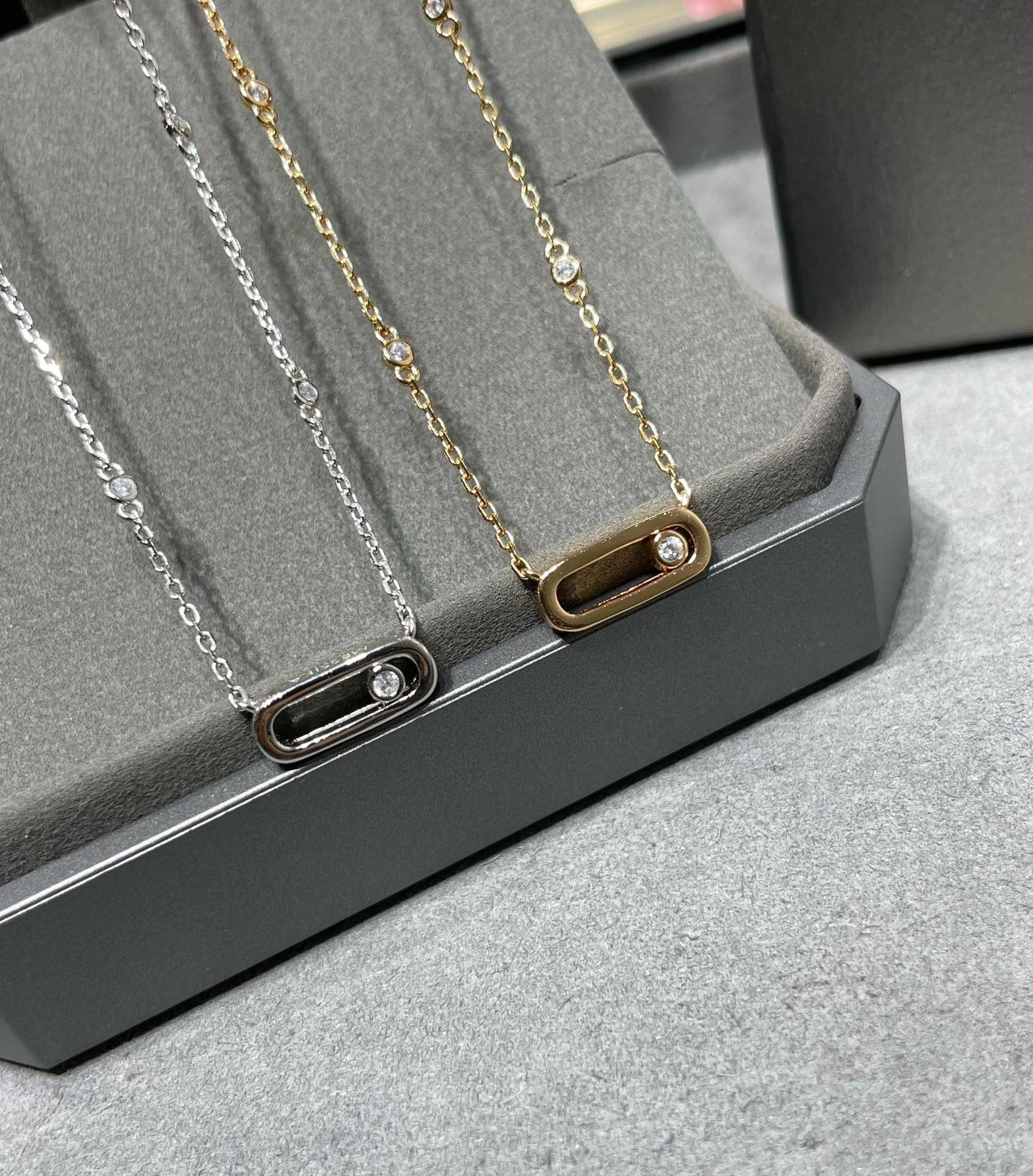 [moco jewelrys ]MOVE UNO DIAMOND NECKLACE