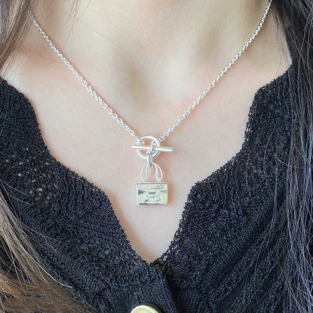 ¡®Moco¡¯CONSTANCE PEDANT SILVER NECKLACE