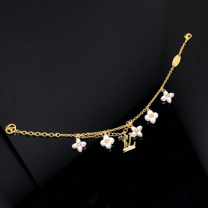 ¡®Moco¡¯LOGO 6 MOTIF STAR AND SUN GOLD BRACELET
