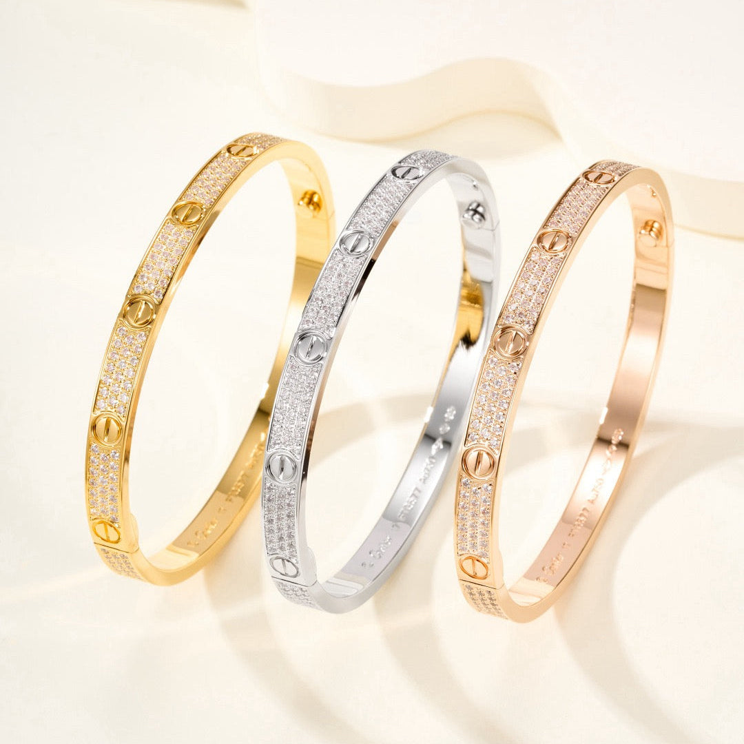 ¡®Moco¡¯LOVE BRACELET 4.8MM DIAMOND-PAVED