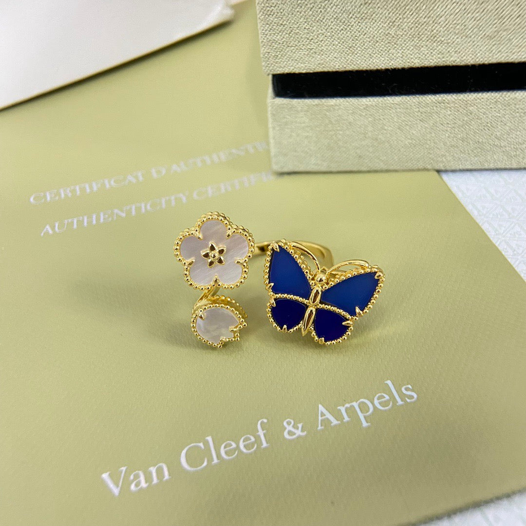 [Star] 2026 NEW MODEL SPRING LUCKY 3 MOTIF GOLD RING