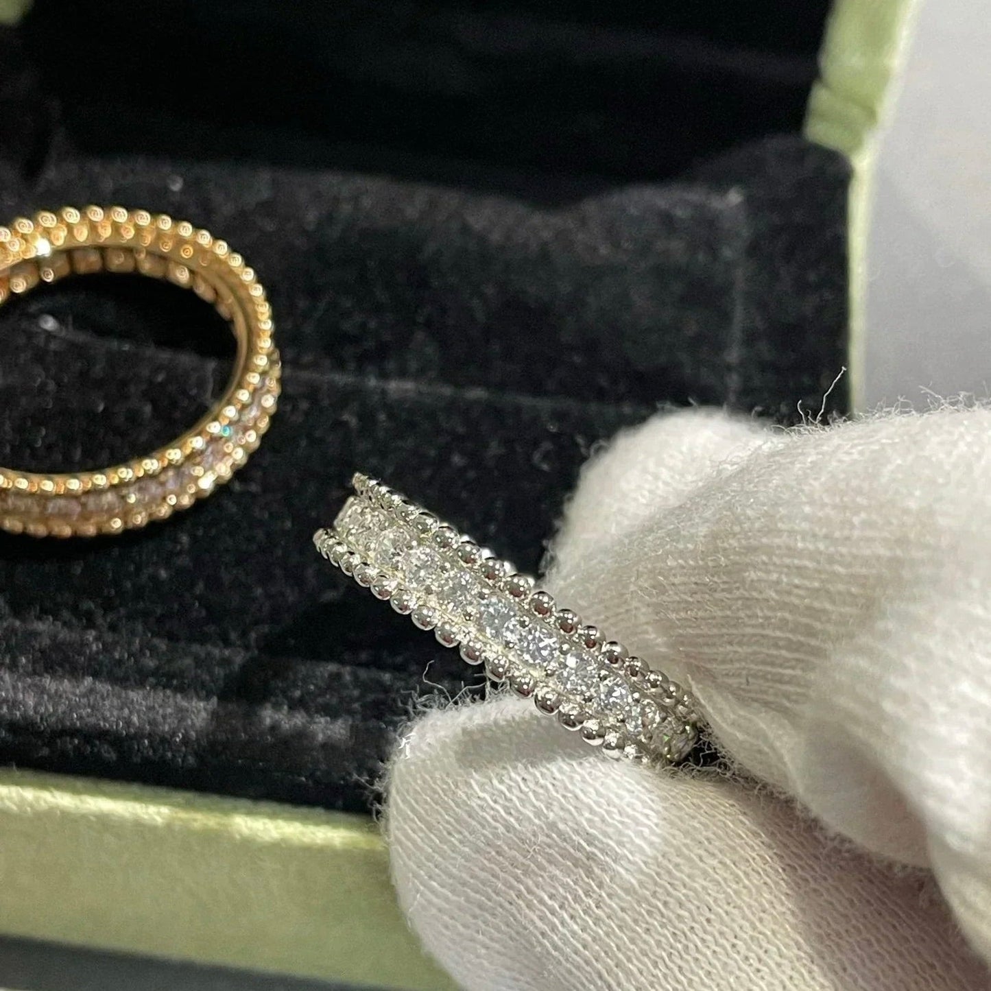 ¡®Moco¡¯PERLEE DIAMOND ROSE GOLD RING