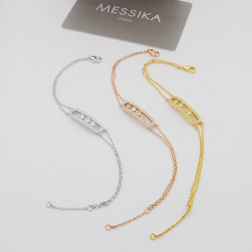 [moco jewelrys ] Move Classique pavé bracelet