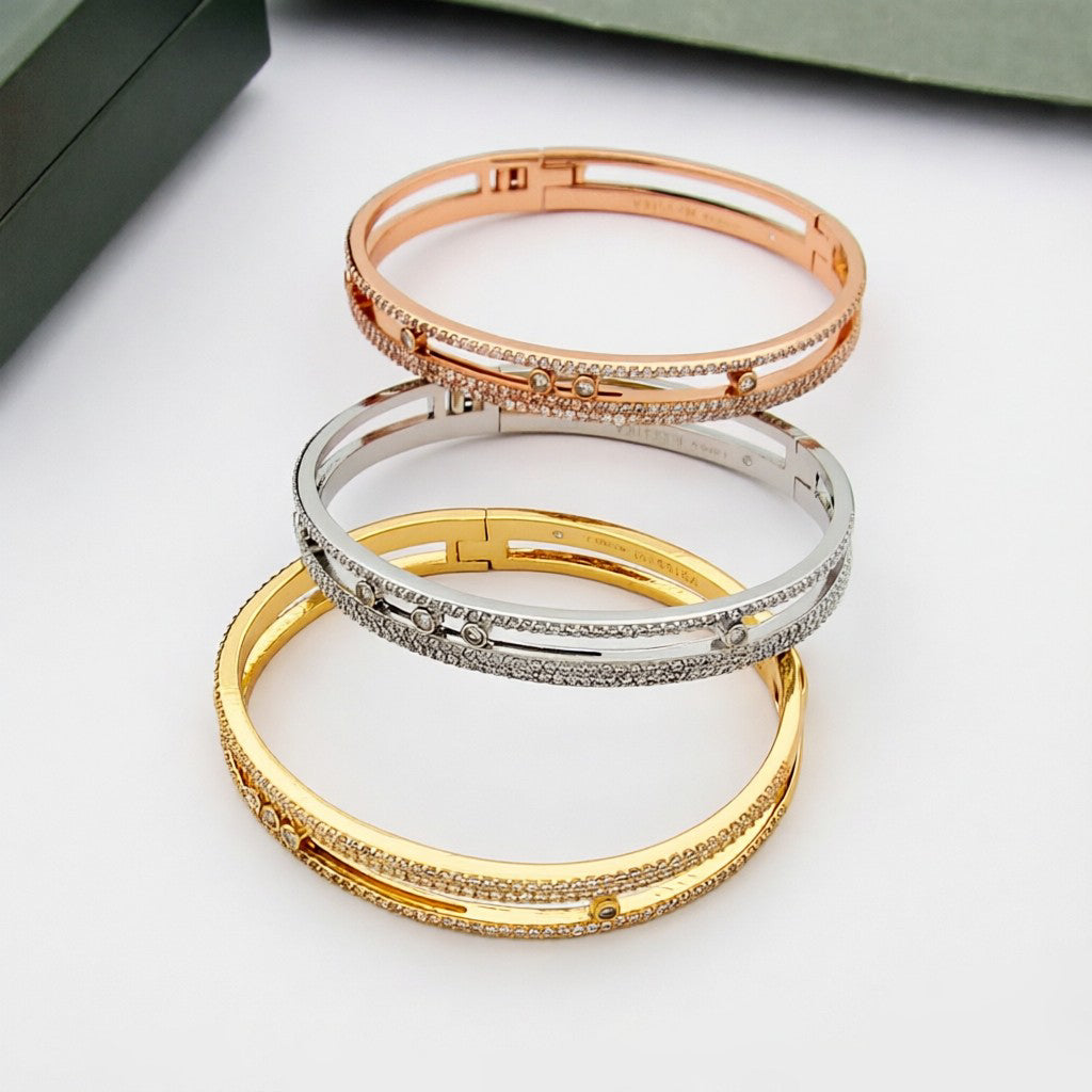 [moco jewelrys ]Move Romane pavé bangle