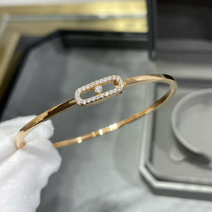 [moco jewelrys ]Move Uno pavé flex bangle medium