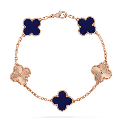 [Moco]New CLOVER 5 MOTIF LAPIS LAZULI BRACELET COLLECTION