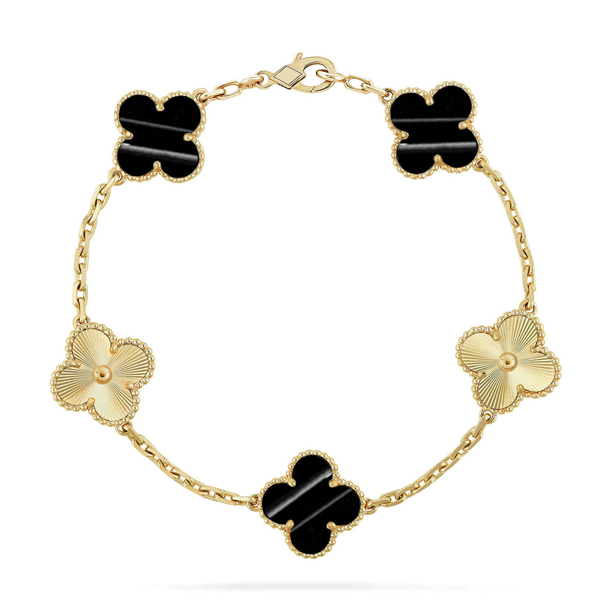 [Star]New  CLOVER 5 MOTIF PULSAR STONE BRACELET COLLECTION