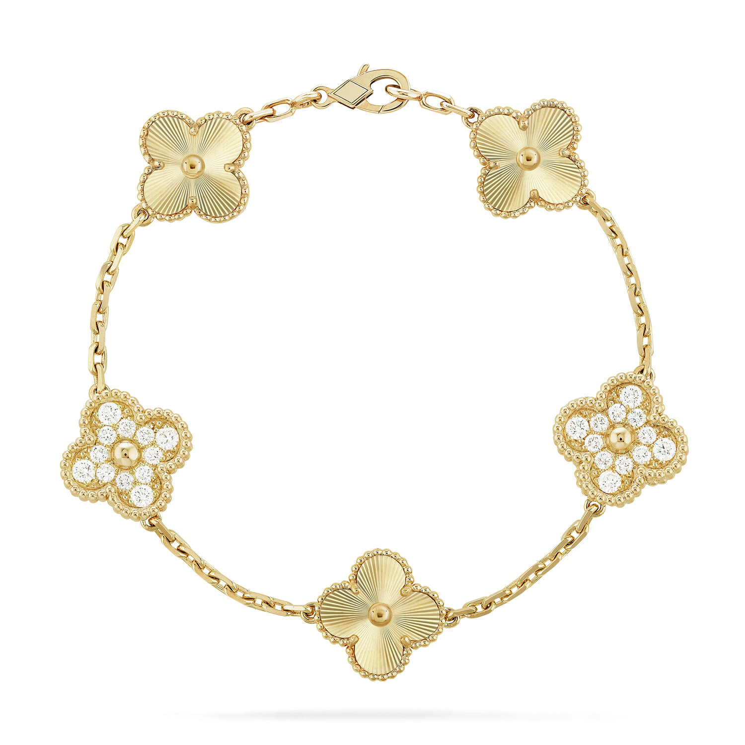 [Star]New  CLOVER 5 MOTIF LASER BRACELET COLLECTION