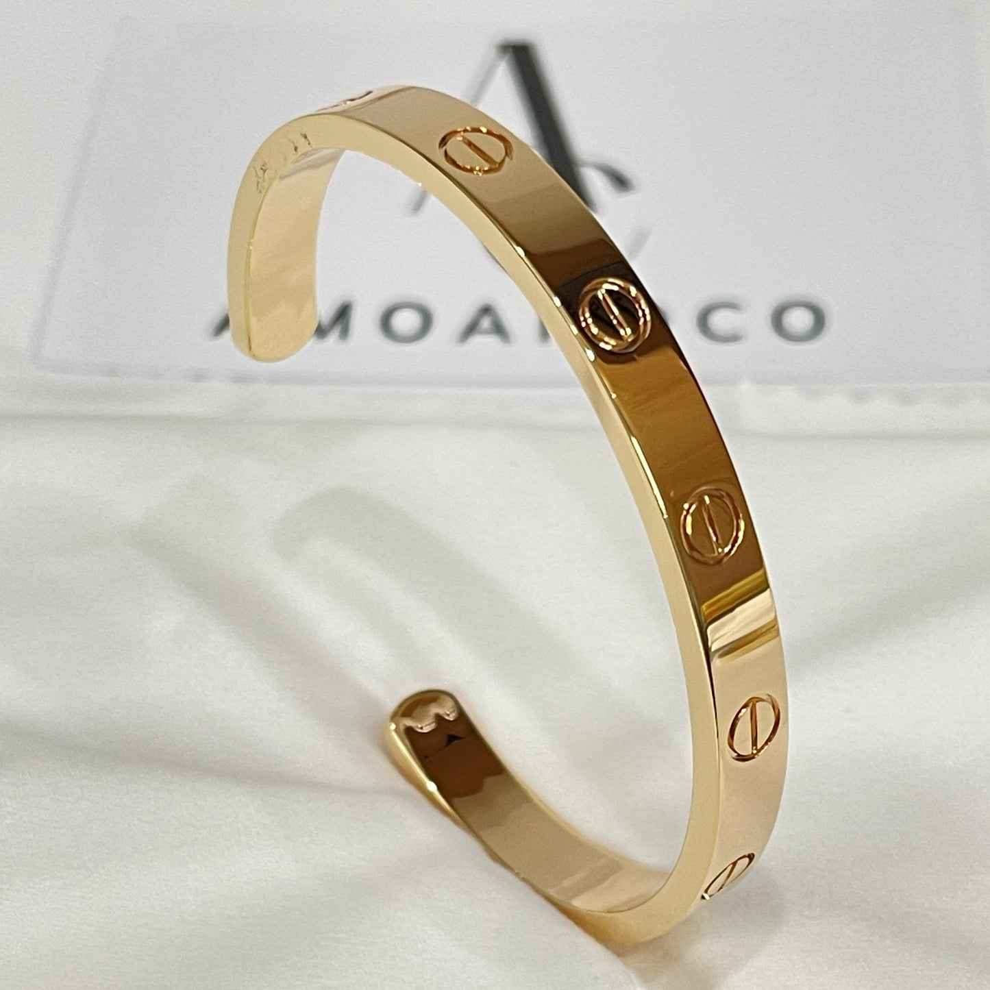 ¡®Moco¡¯LOVE BRACELET 6.1MM OPEN CUFF
