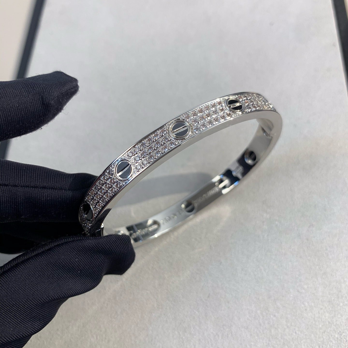 ¡®Moco¡¯LOVE BRACELET 6.1MM DIAMOND-PAVED CERAMIC