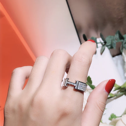 ¡®Moco¡¯H RING FULL DIAMOND