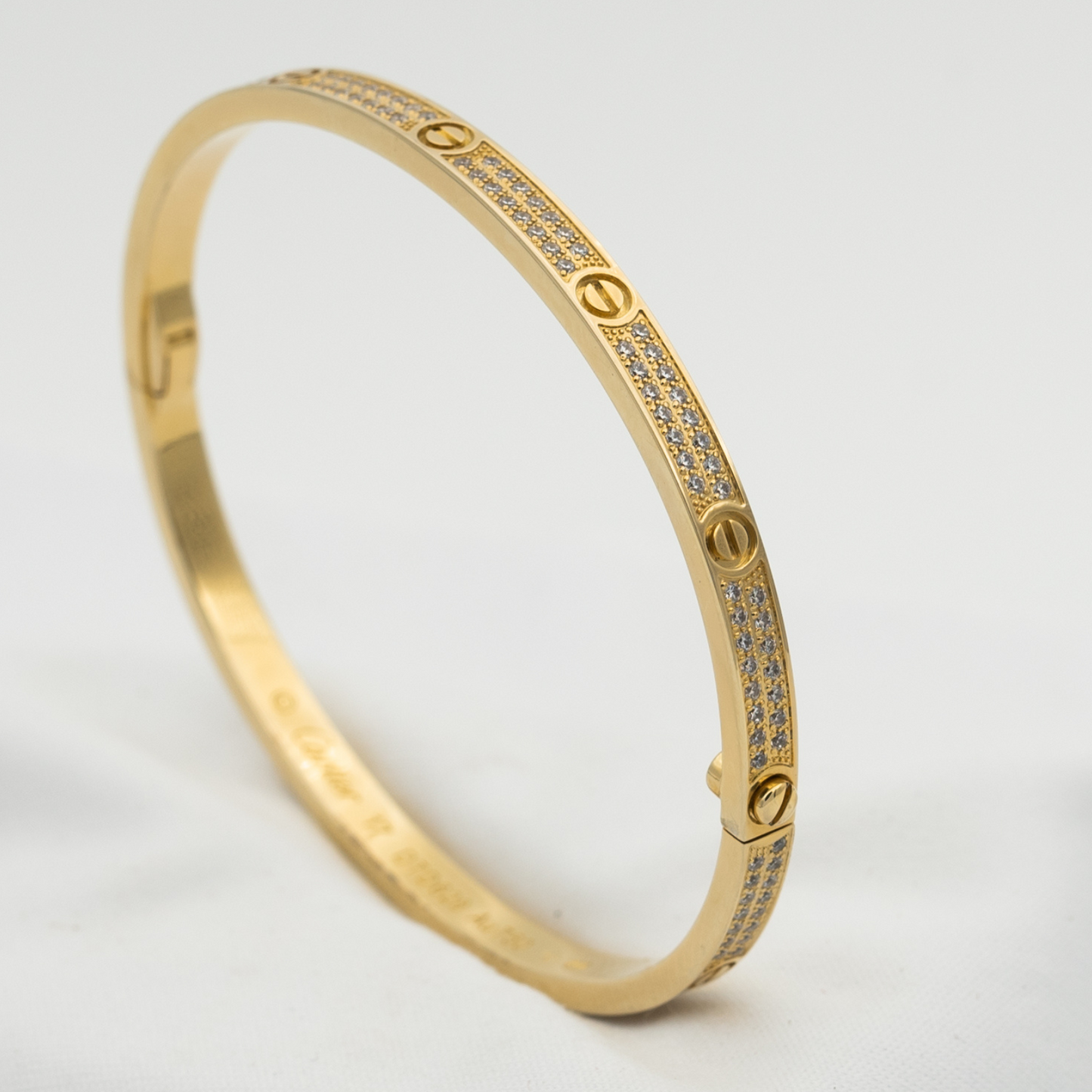 ¡®Moco¡¯LOVE BRACELET 3.65MM DIAMOND-PAVED