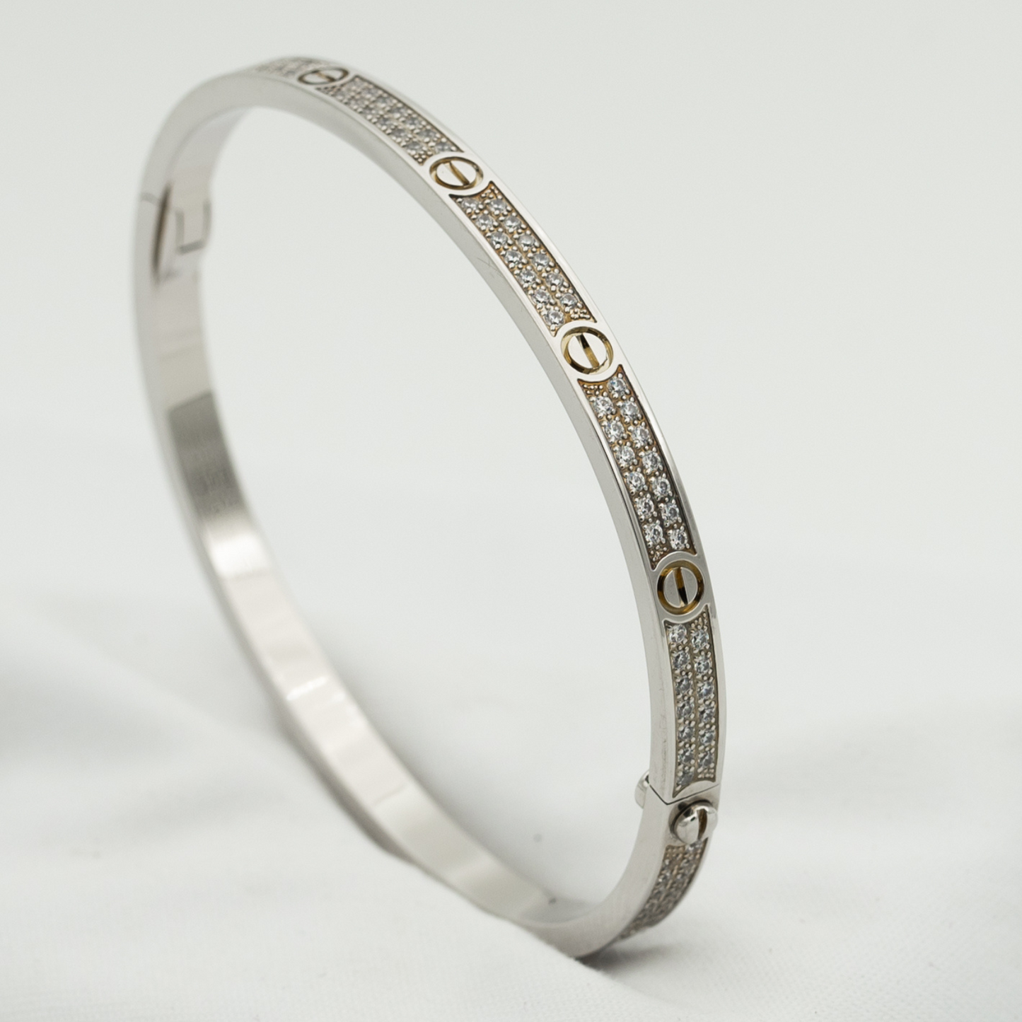 ¡®Moco¡¯LOVE BRACELET 3.65MM DIAMOND-PAVED