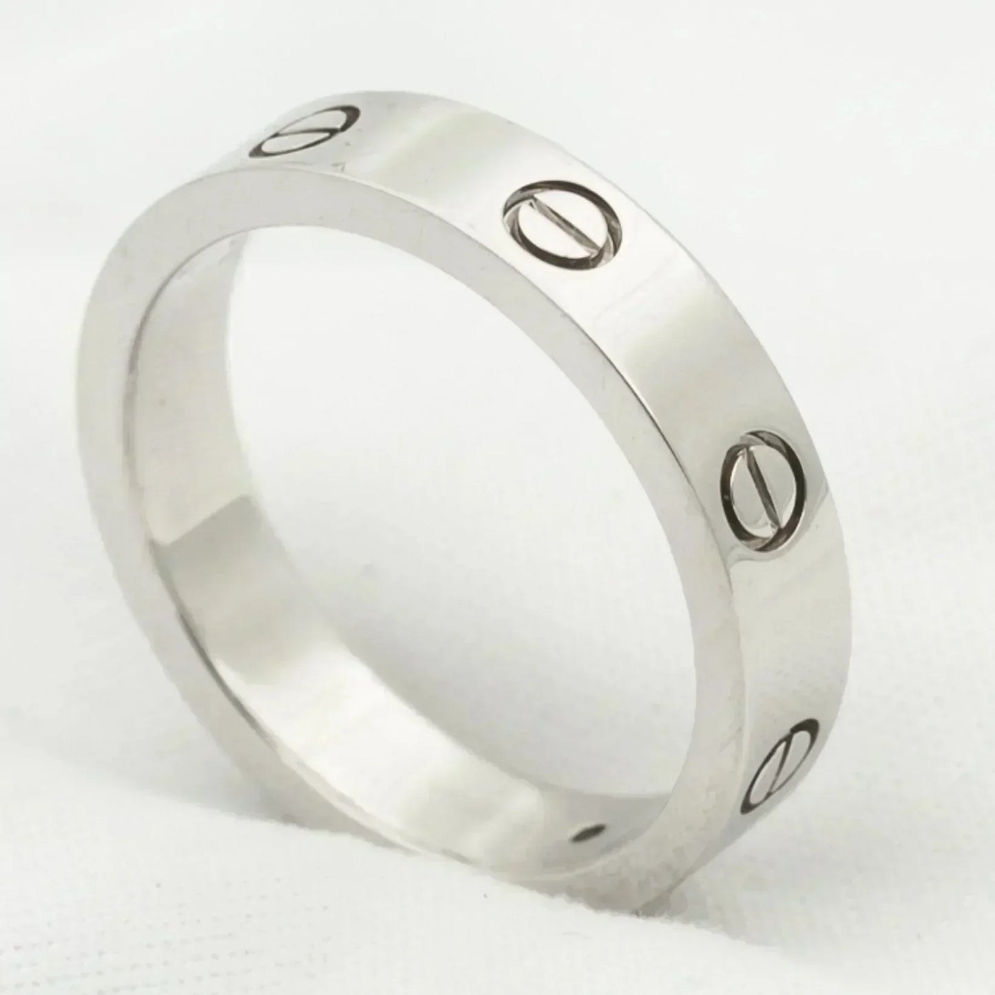 ¡®Moco¡¯LOVE RING 4MM 1 DIAMOND SILVER