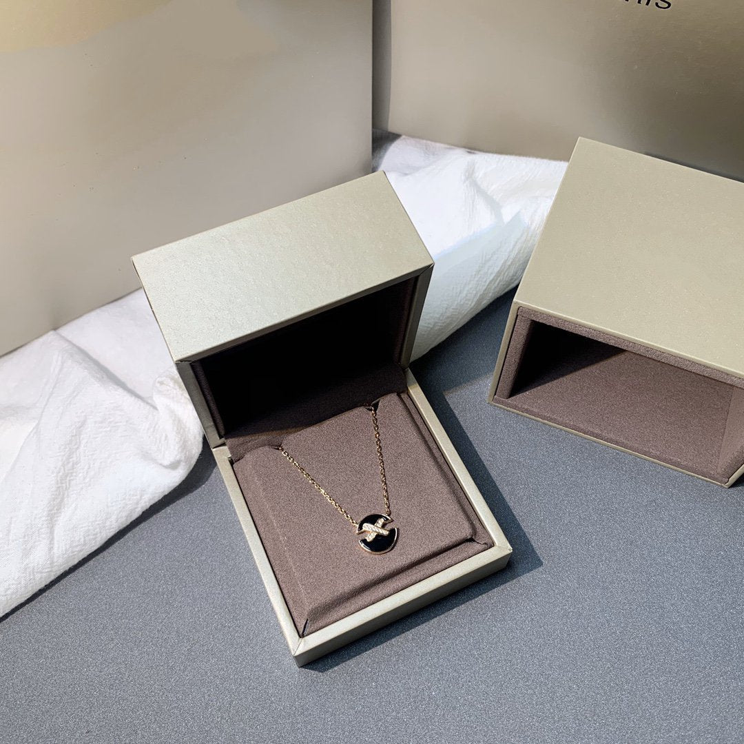 ¡®Moco¡¯JEUX DE PINK GOLD DIAMOND NECKLACE