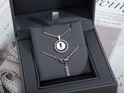 [moco jewelrys ]moco jewelrys MOVE PM NECKLACE SILVER DIAMOND