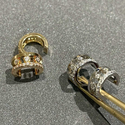 [moco jewelrys ]MOVE ROMANE EARRINGS DIAMOND