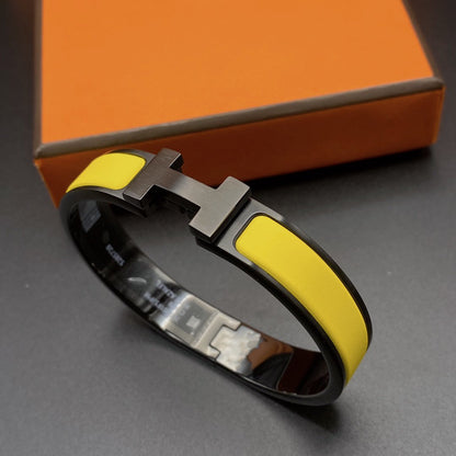 ¡®Moco¡¯CLIC HM SO BLACK YELLOW BRACELET
