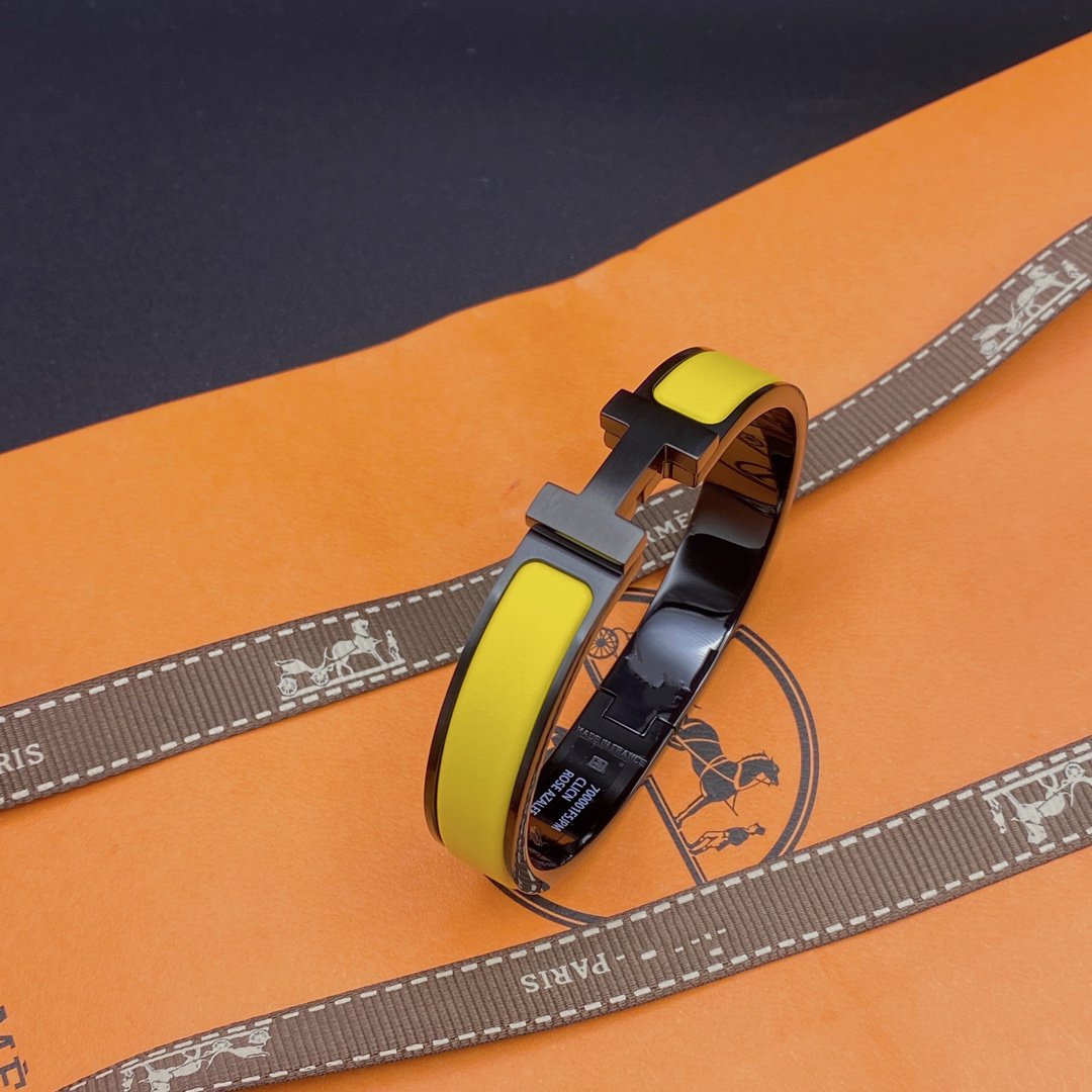 ¡®Moco¡¯CLIC HM SO BLACK YELLOW BRACELET