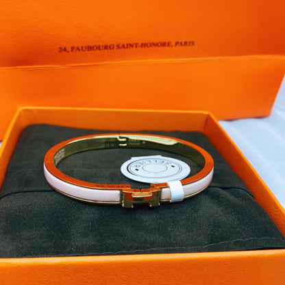 ¡®Moco¡¯CLASSIC HM CLIC  PINK 8MM ENAMEL BRACELET