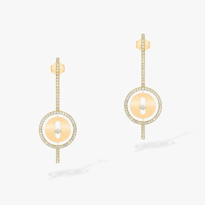 [moco jewelrys ]moco jewelrys MOVE ARROW PINK GOLD DIAMOND EARRINGS