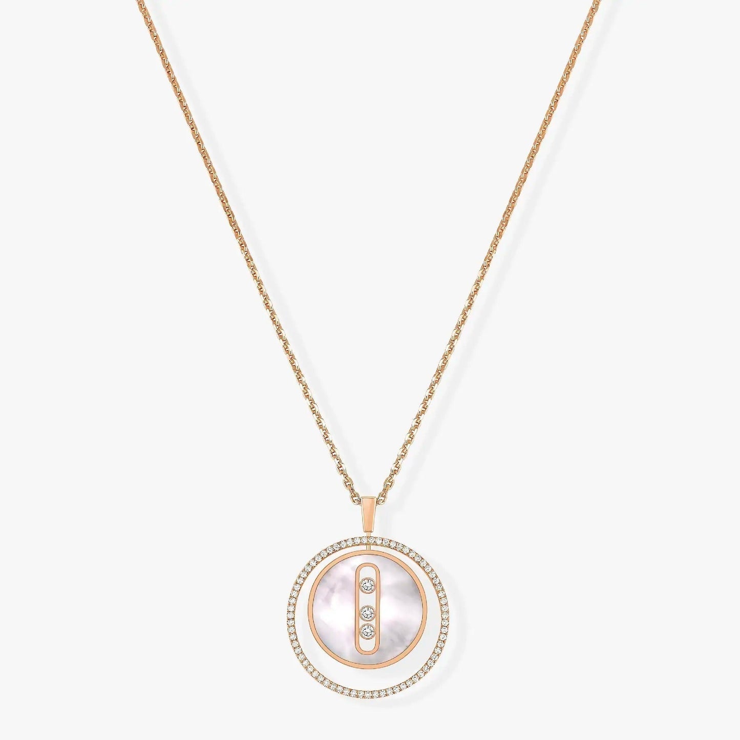 [moco jewelrys ]moco jewelrys MOVE MM NACRE BLANCHE DIAMOND NECKLACE