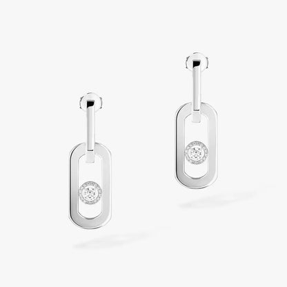 [moco jewelrys ]So Move XL Diamond Pendant Earrings