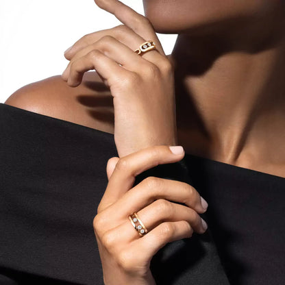 [moco jewelrys ] MoveGold Diamond Ring