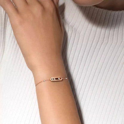 [moco jewelrys ]Baby Move Diamond Bracelet
