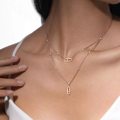 [moco jewelrys ] Move Uno Diamond Necklace