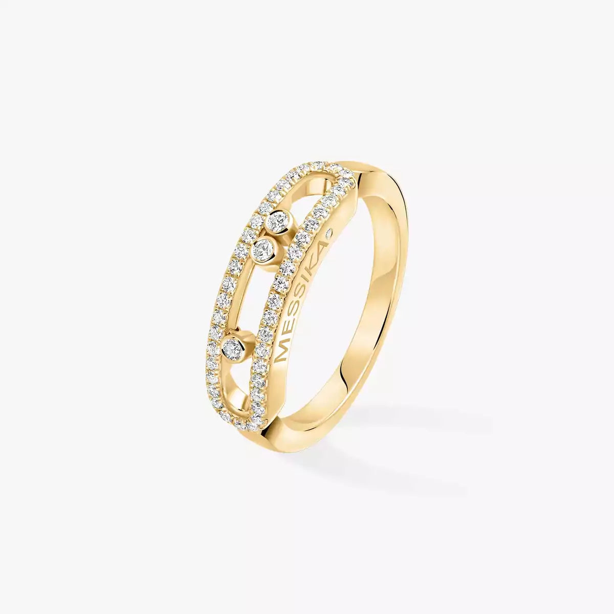 [moco jewelrys ] Baby Move Gold Diamond Pave_ Ring